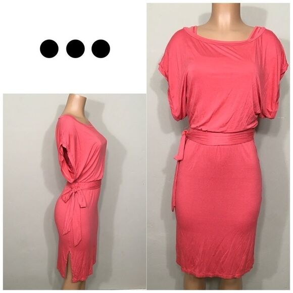 Three Dots coral dress. NWOT - Picture 7 of 7